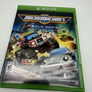 Micro Machines World Series Xbox One Racing Game CIB